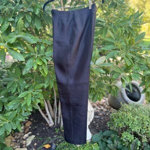 Talbotts Silk Pants, Black, Sz 4